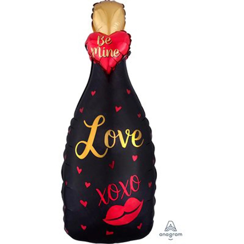 Bubbly Love Supershape Foil Balloon, 1 Count