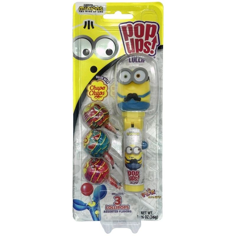 Despicable Me Minions Pop Ups Lollipops, Assortment, 1 Count