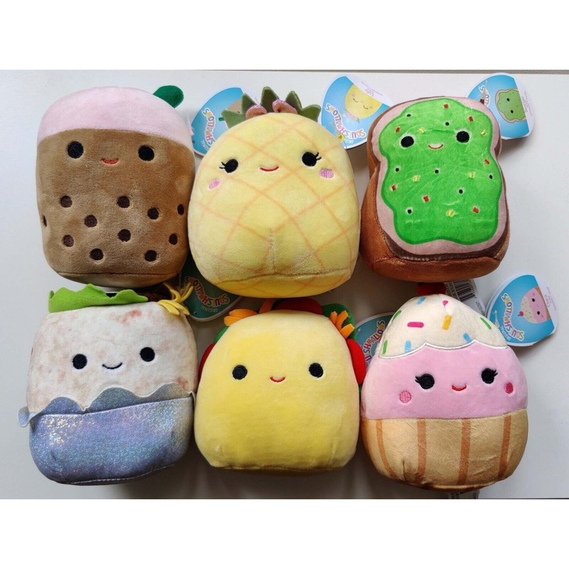 Food Squishmallow Plush, 5 Inches, Assortment, 1 Count