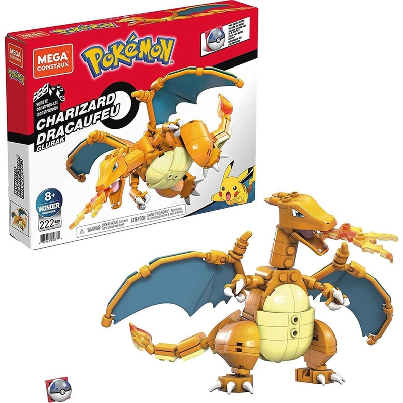 Mega Construx Pokmon, Charizard, 1 Count