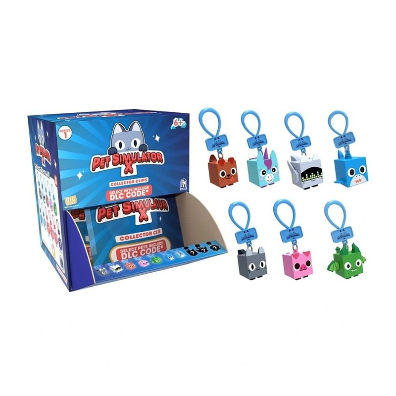 Pet Simulator Mini Figure with Clip, Assortment, 1 Count