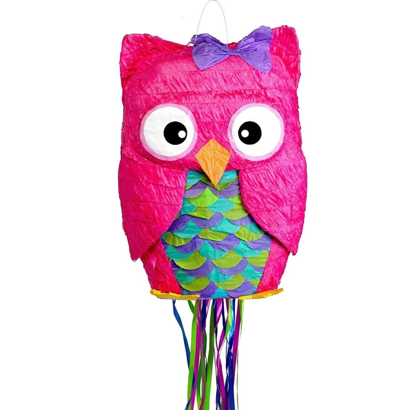 Pink Owl Piata, 1 Count