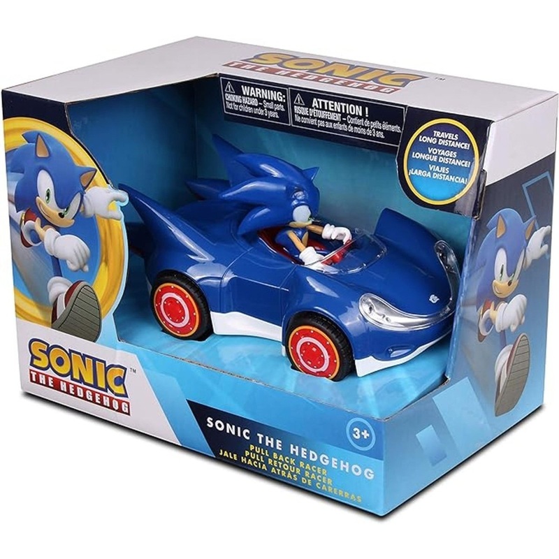 Sonic the Hedgehog Pull Back Racer, 1 Count