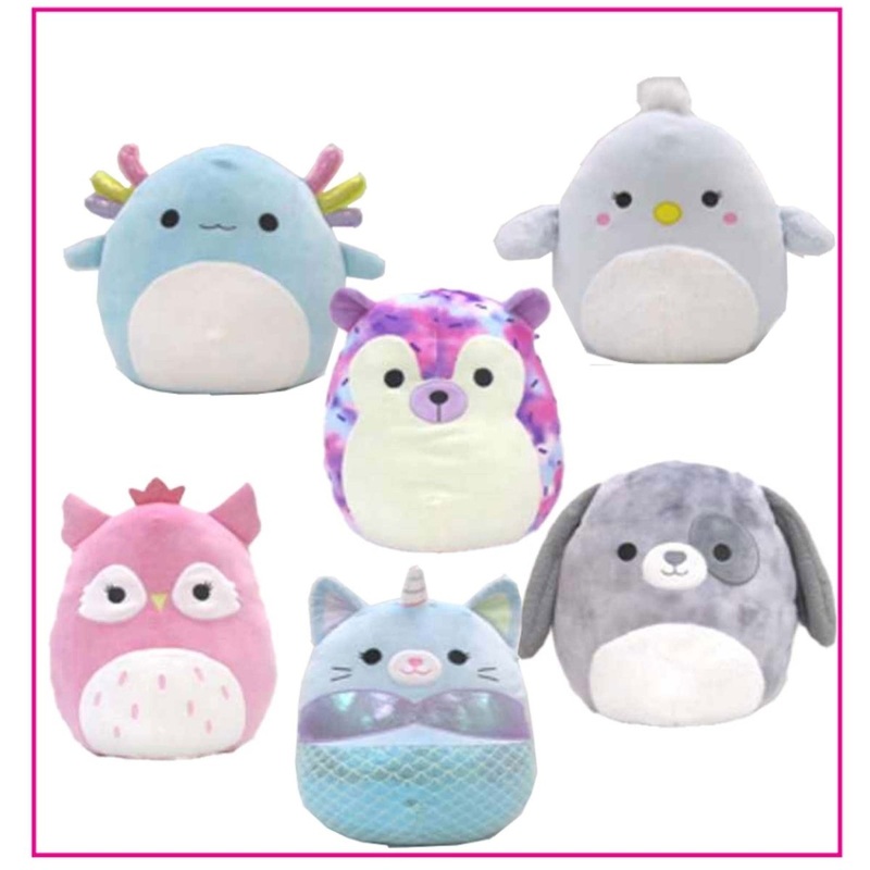 Squishmallow Plush, 8 Inches, Assortment E, 1 Count