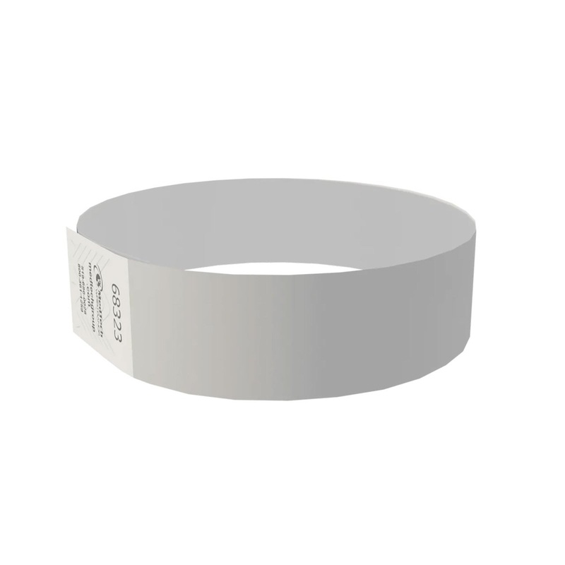 White Wristbands Eco Galaxy, 3/4 Inches, 250 Count