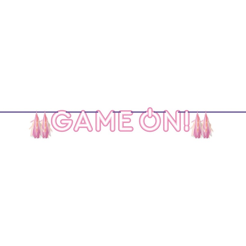 Digital Game Banner with Tassels, 65 Inches, 1 Count