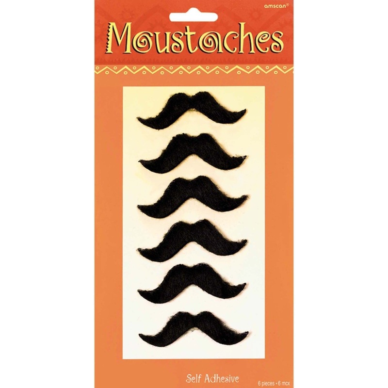 Fiesta Mustaches, 6 Count