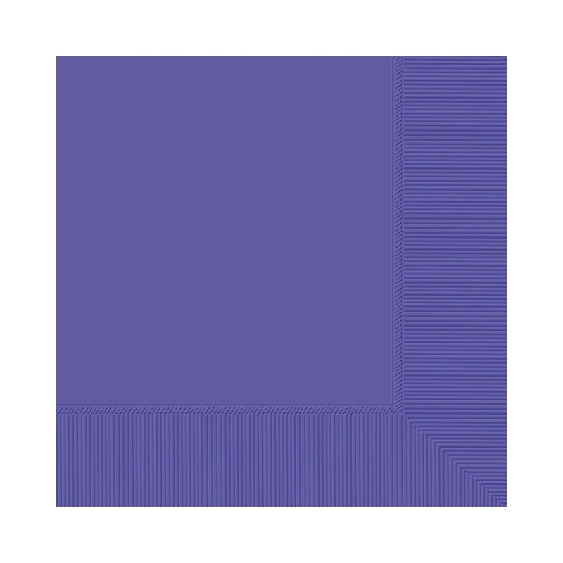 New Purple Large Lunch Napkins, 40 Count