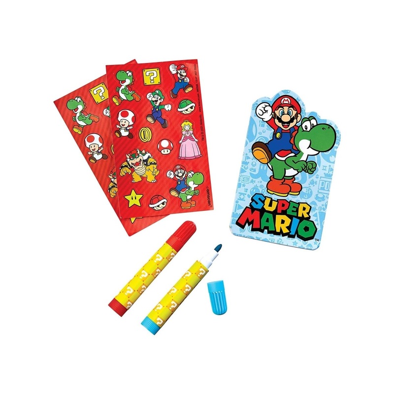 Super Mario Sticker Activity Kit, 5 x 3 Inches, 1 Count