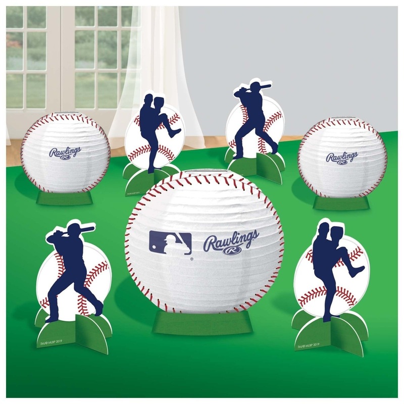 Baseball Paper Table Centerpiece Decoration Kit, 1 Count