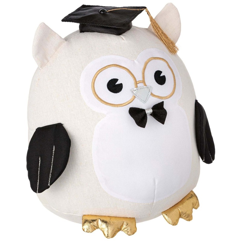 Graduation Autograph Plush Owl, 9 x 7 Inches, 1 Count