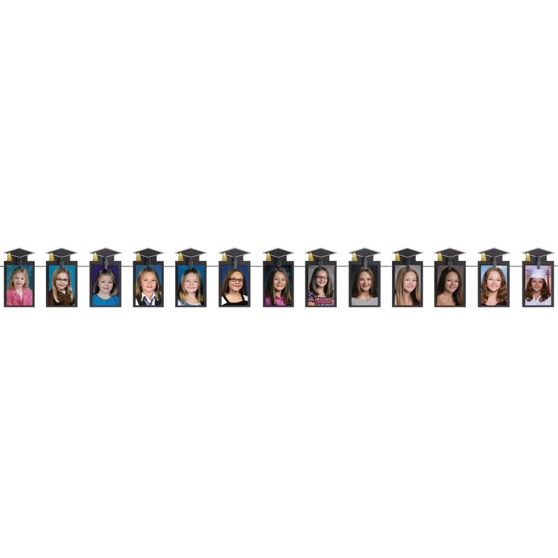 Graduation Photo Garland, 144 x 9 Inches, 1 Count
