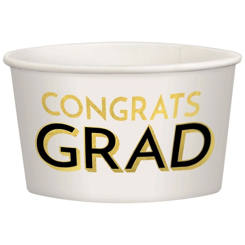 Graduation Treat Cups, 9 Inches, 8 Count