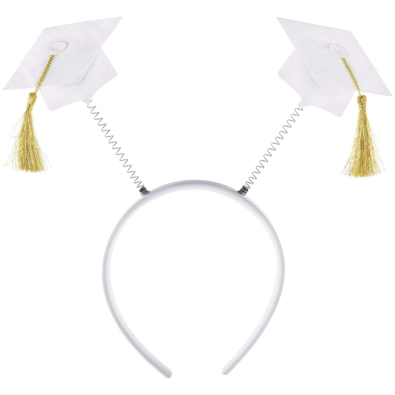 Graduation White Head Bopper, 1 Count