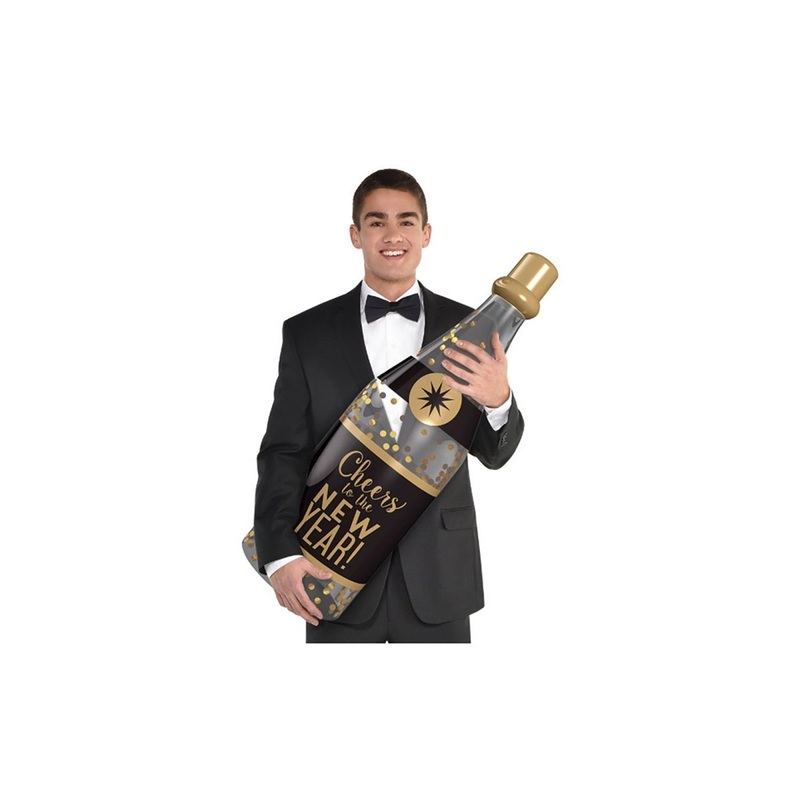 Inflatable Giant Champagne Bottle, 1 Count