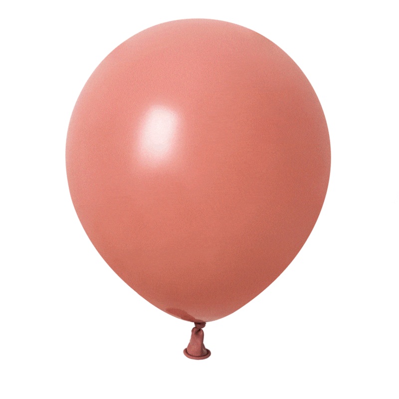 Rosewood Latex Balloons, 5 Inches, 100 Count