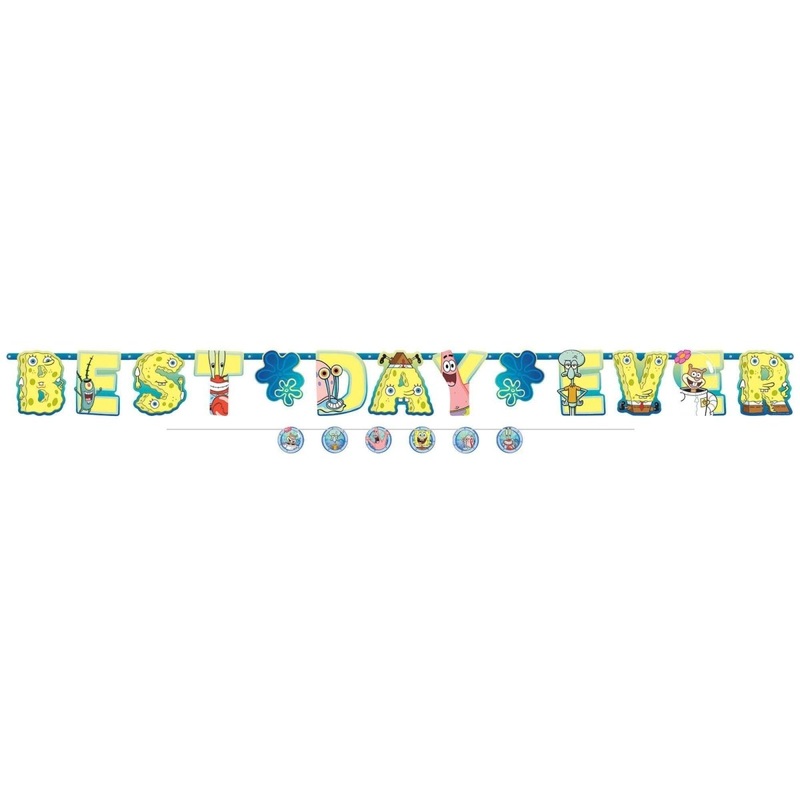 SpongeBob SquarePants Birthday Banner Kit, 2 Count