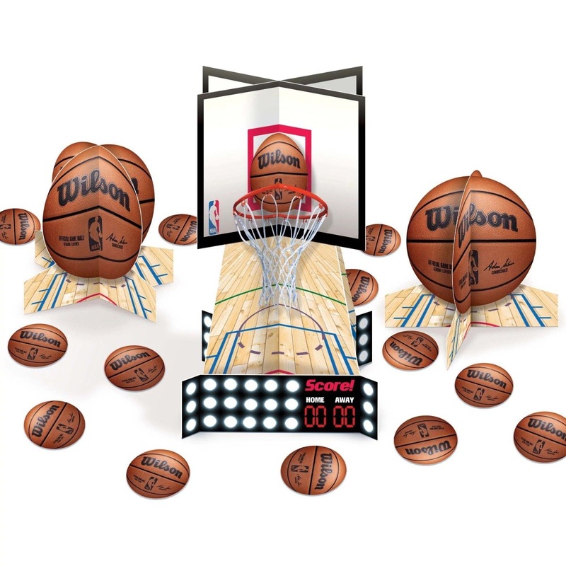 Basketball NBA Paper Table Decoration Kit, 1 Count