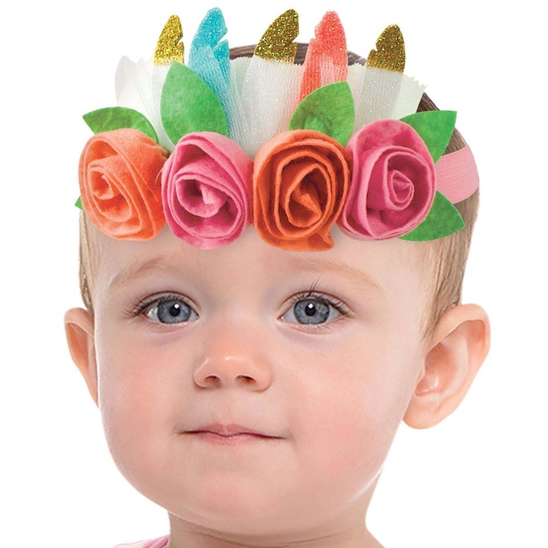 Free Spirit Birthday Deluxe Elastic Headband, 17 Inches, 1 Count