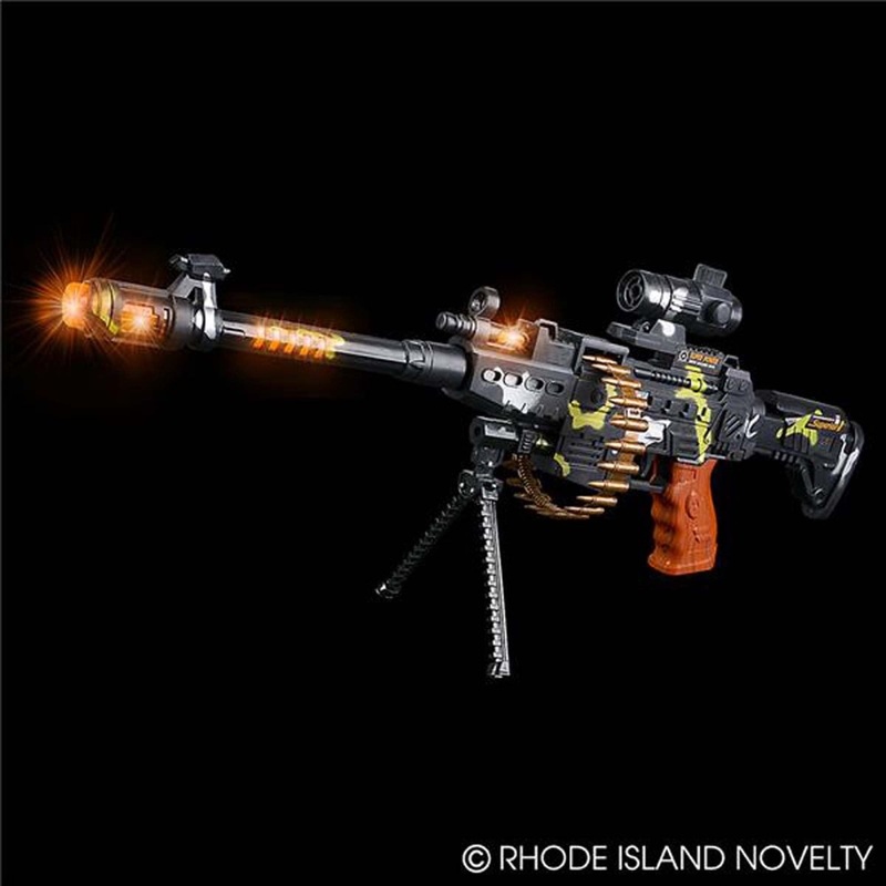 Light-Up Machine Gun with Scope, 1 Count