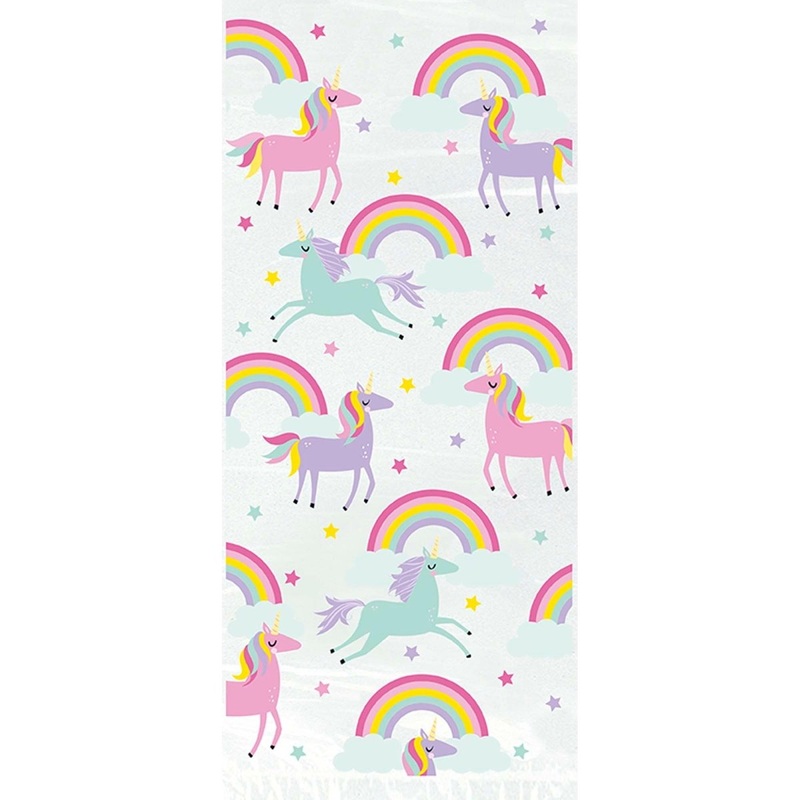 Unicorn Galaxy Birthday Cello Bags, 20 Count