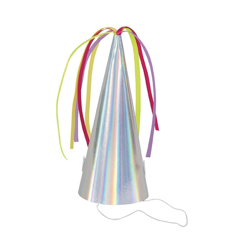 Unicorn Galaxy Birthday Party Hats, 8 Count