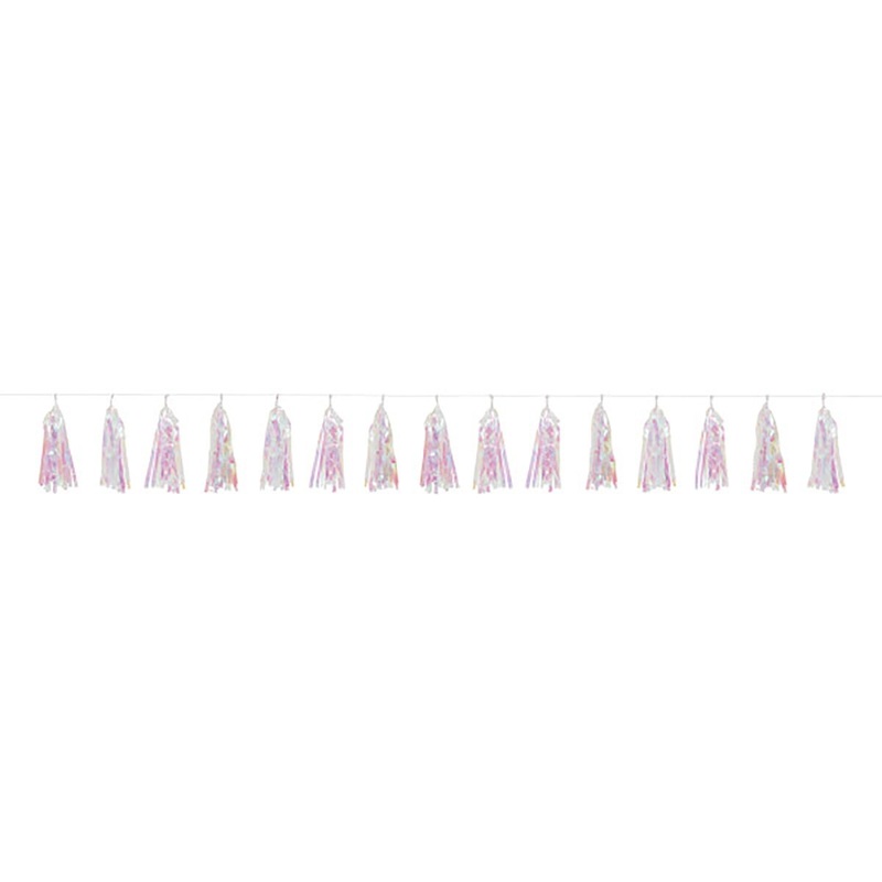 Unicorn Galaxy Foil Tassel Garland, 108 Inches, 1 Count