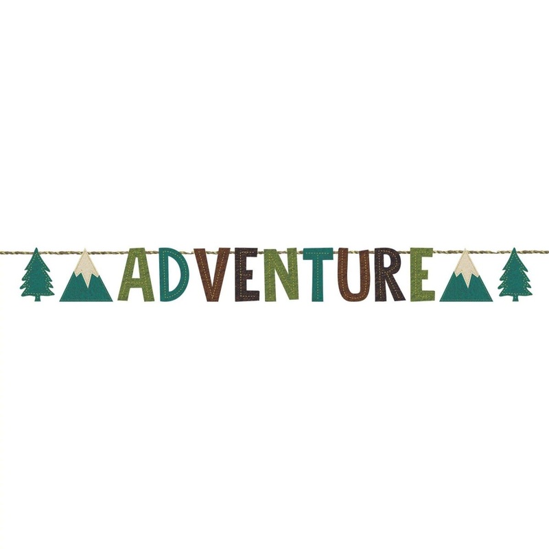 Wilderness Birthday Letter Banner , 66 x 6 Inches, 1 Count