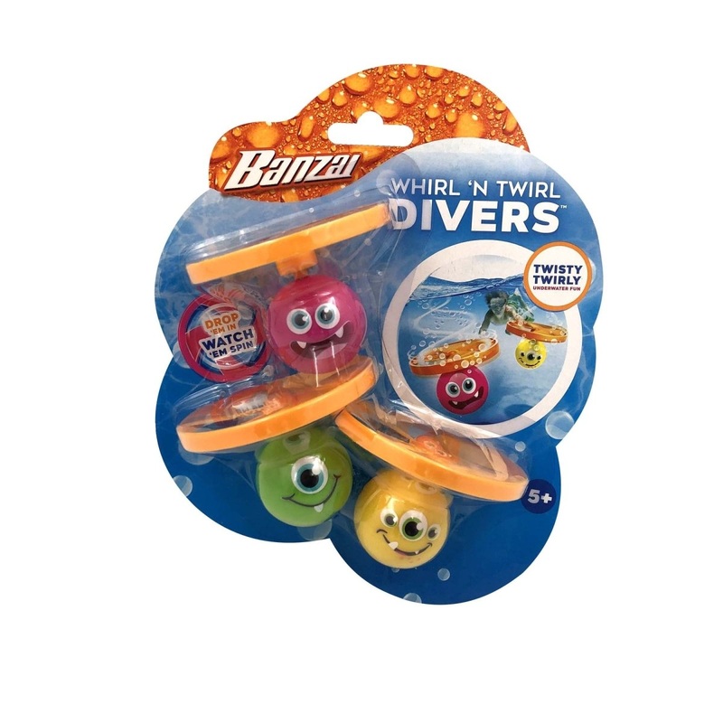 Banzai Whirl and Twirl Pool Game, 3 Count