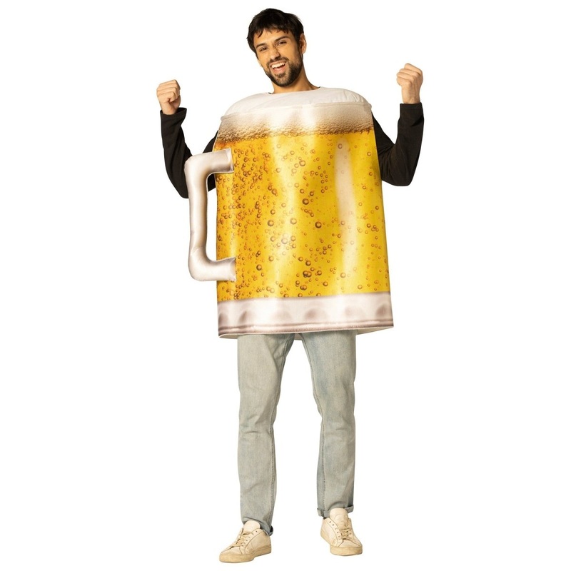 Beer Mug Costume for Adults One Size