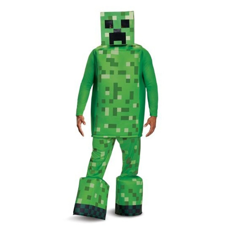 Creeper Prestige Costume for Adults, Minecraft One Size