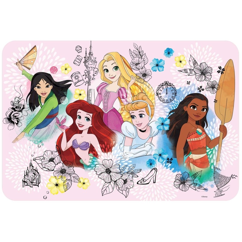 Disney Princesses Placemat, 12 x 17 Inches, 1 Count