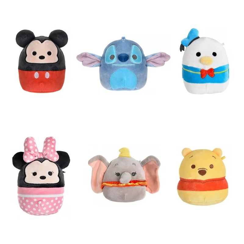 Disney Squishmallow Plush, 5 Inches, Assortment, 1 Count