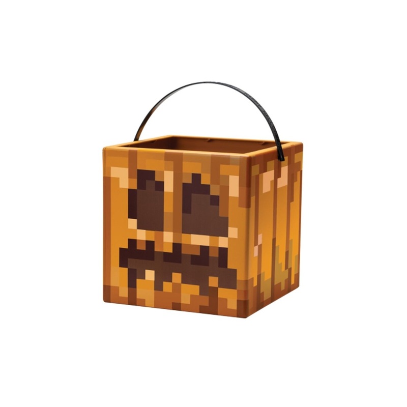 Minecraft Pumpkin Treat Pail, 7 x 7 x 7 Inches, 1 Count