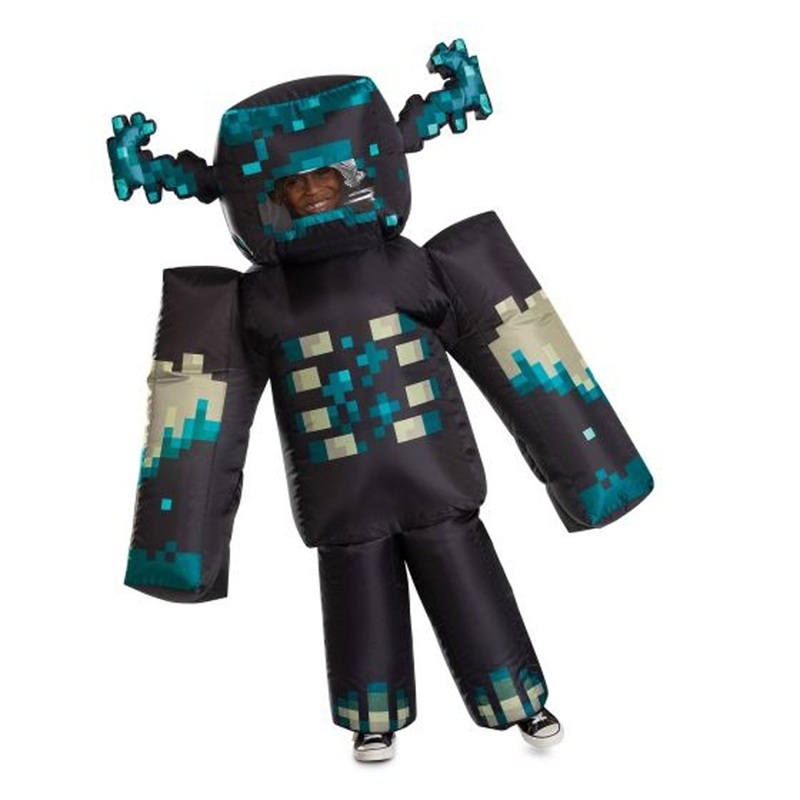 Warden Inflatable Costume for Kids, Minecraft One Size