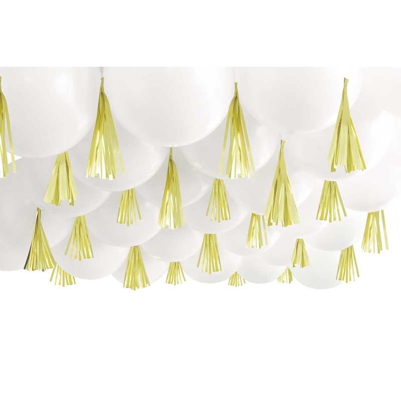 White Latex Balloon Ceiling Kit, 30 Count