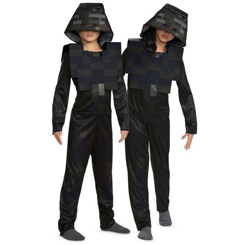 Wither Skeleton Classic Costume for Kids, Minecraft S