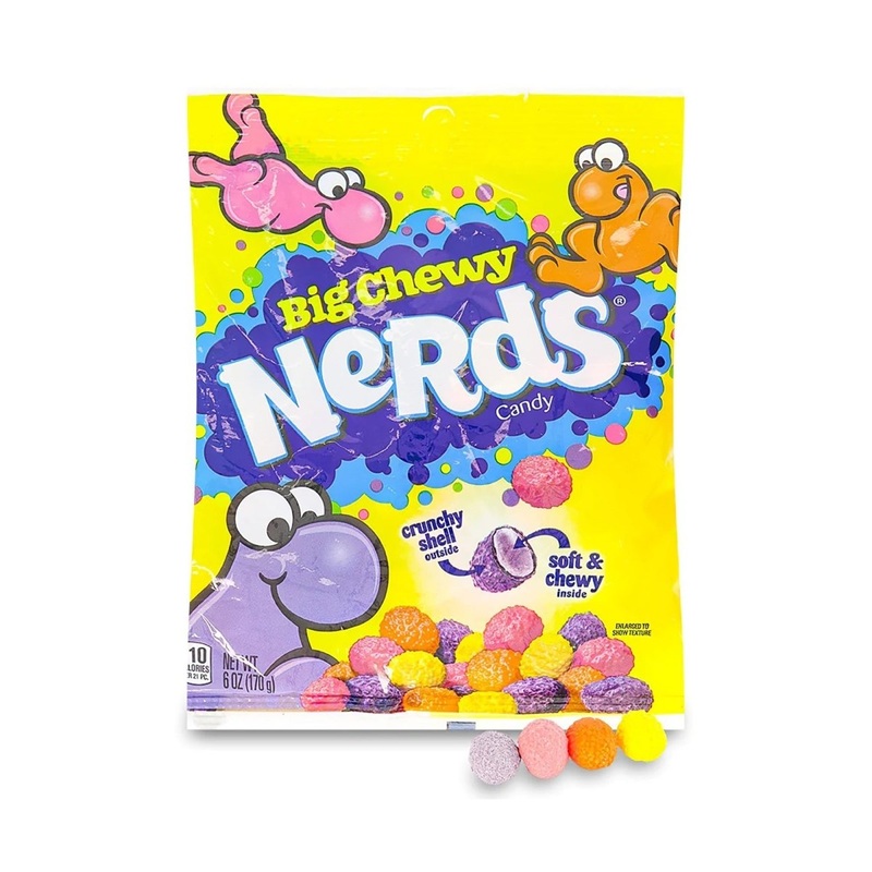 Wonka Nerds Big Chewy Candy, 170g, 1 Count