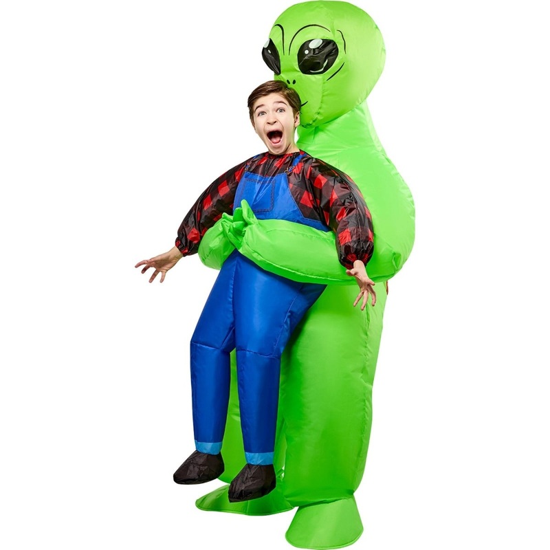 Alien Abduction Inflatable Costume for Kids One Size