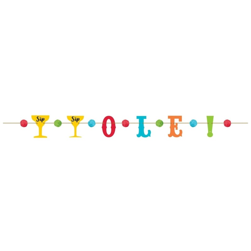 Fiesta Ole Banner, 75 Inches, 1 Count