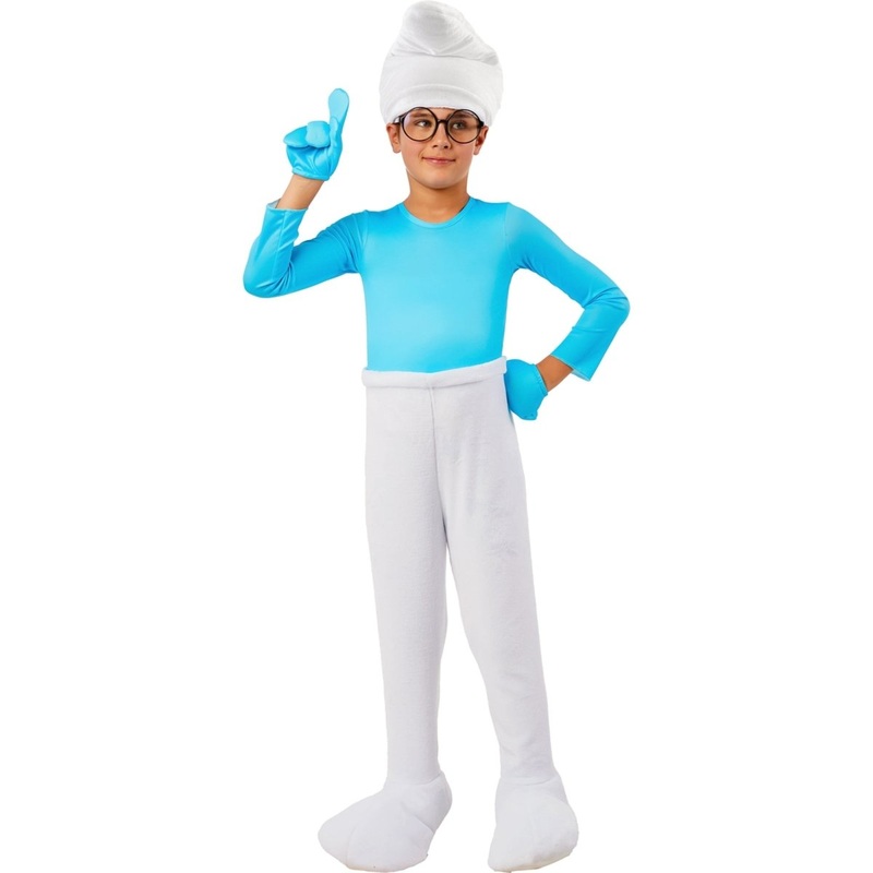 Smurf Costume for Kids, Jumpsuit S