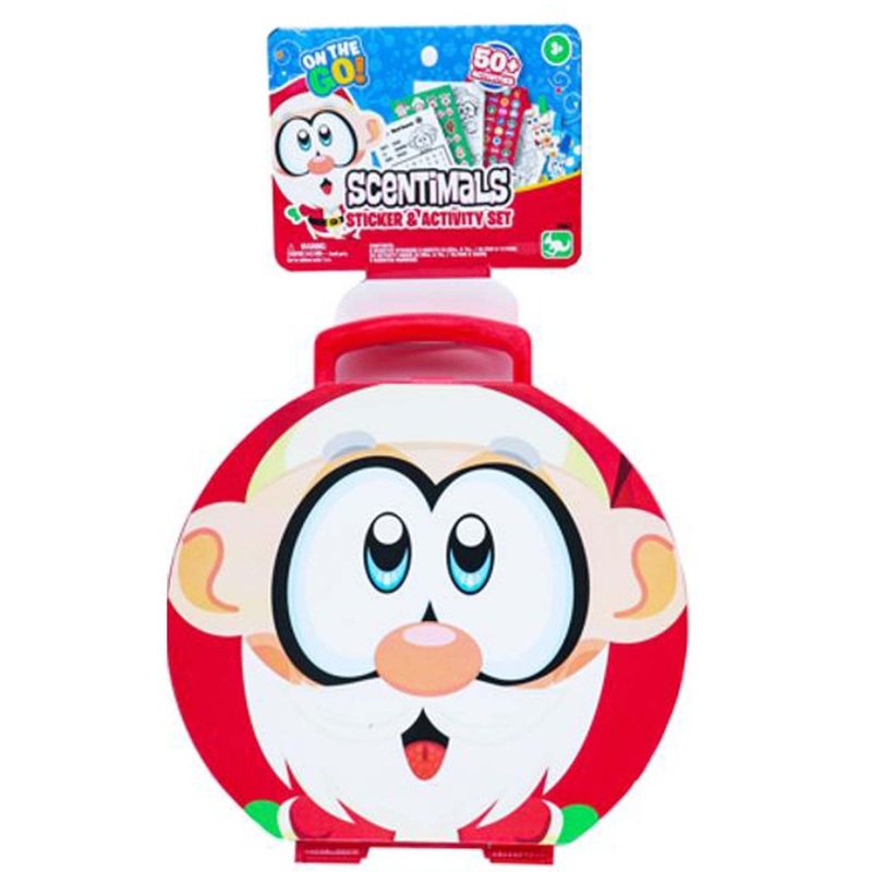 Christmas Santa Scentimals Sticker and Activity Set, 1 Count