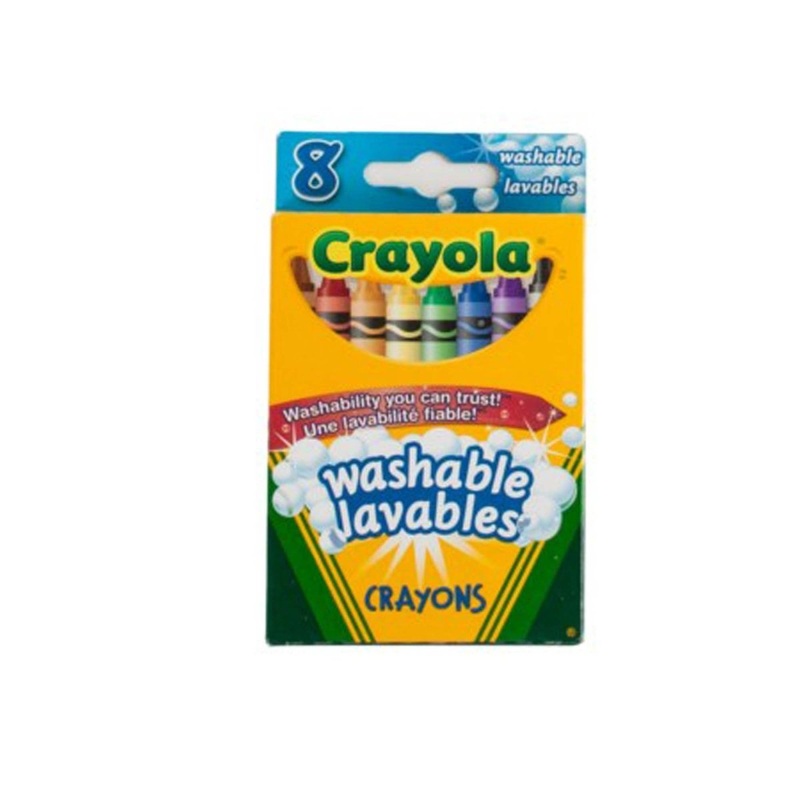 Crayola Washable Crayons, 8 Count