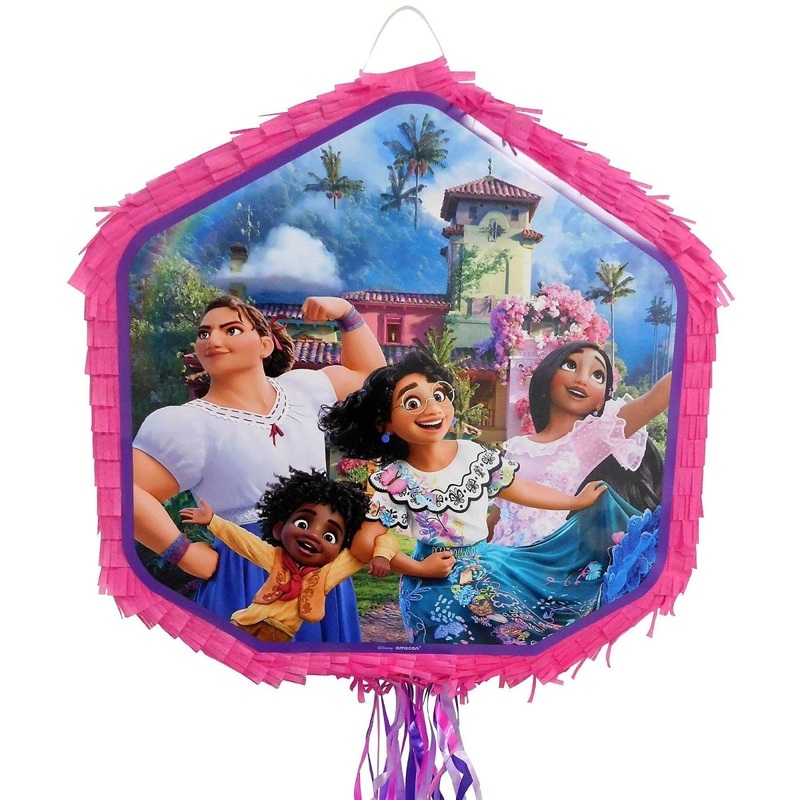 Disney Encanto Pink Piata, 18 x 17 1/2 Inches, 1 Count