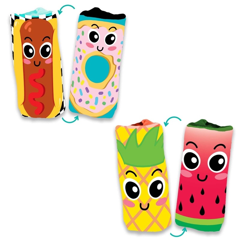 Flippin Foods Plush Water Wiggles Fidget Toy, Assortment, 1 Count