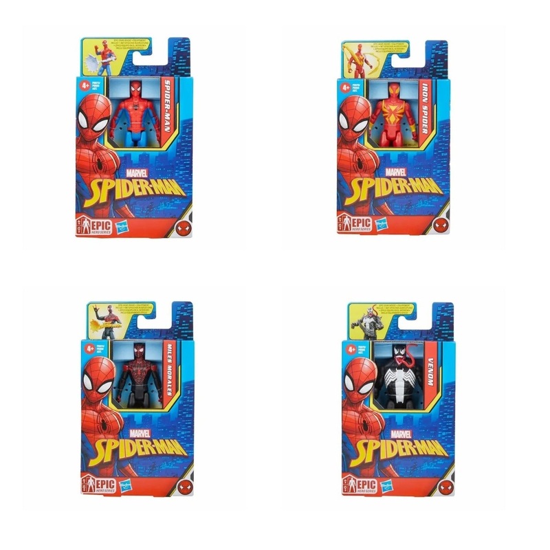Marvel Spider-Man Figure, 4 Inches, Assortment, 1Count