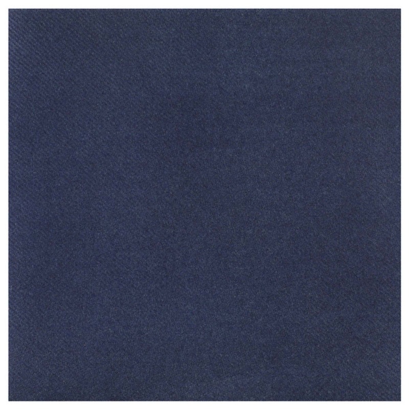Navy Blue Large Compostable Lunch Paper Party Napkins, 25 Count