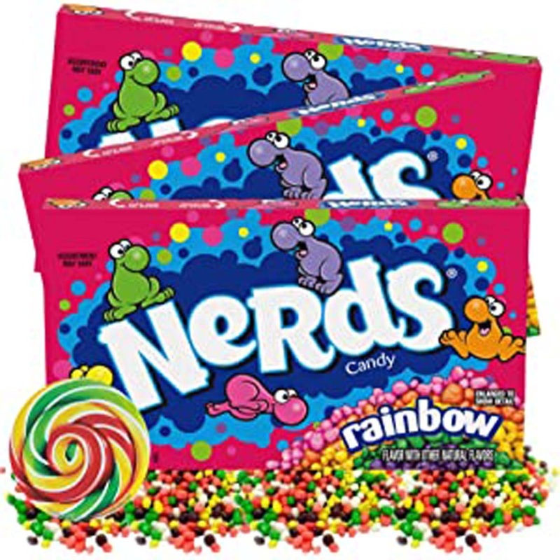 Wonka Nerds Rainbow Candy, 142g, 1 count