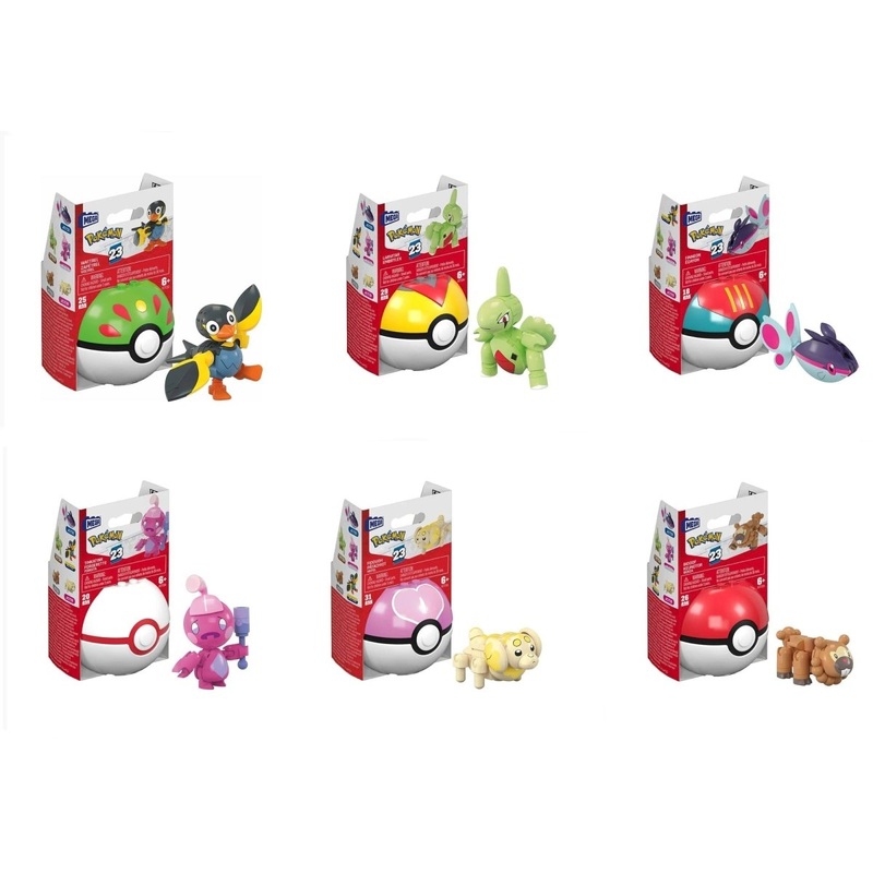 Mega Construx Pokmon, Pokeball Generation, Assortment, 1 Count