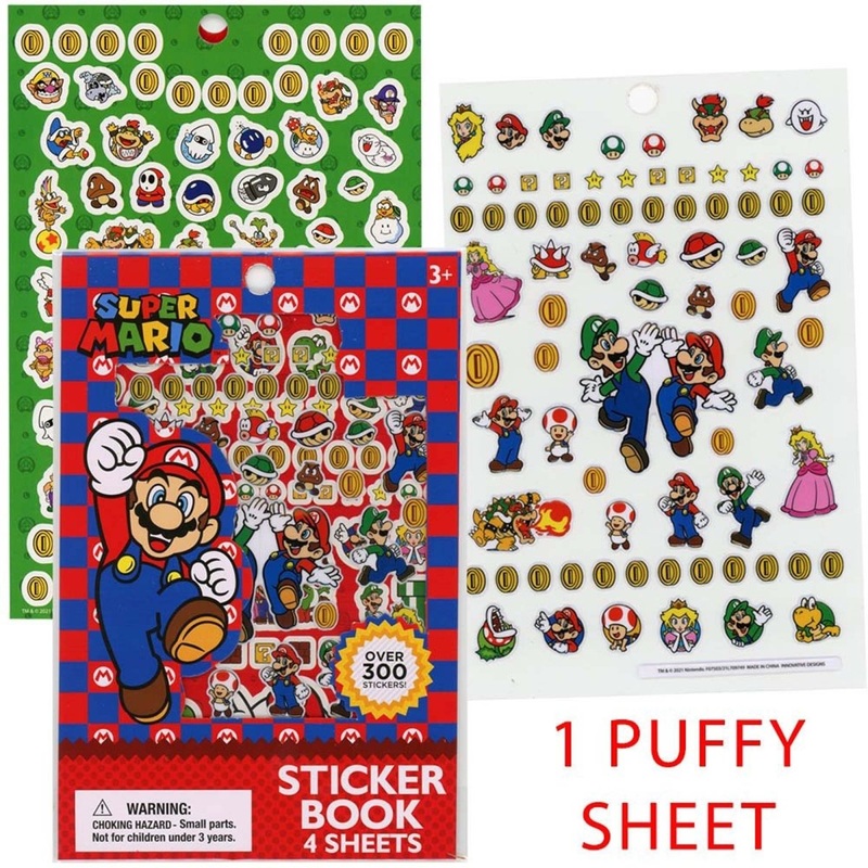 Super Mario Sticker Book, 1 count